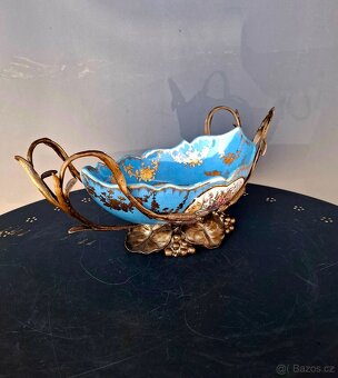 Luxusní porcelánová žardiniéra, značená - 6