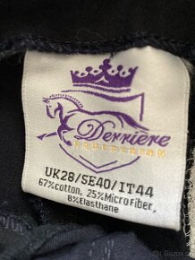 Dámské rajtky Derriere Equestrian Treviso modré/fialové nové - 6