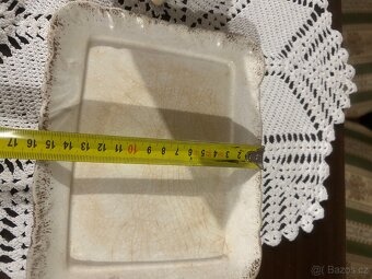 Keramická dóza na máslo ručně malovaná - 6