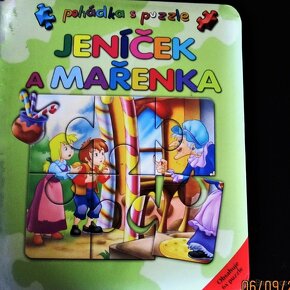Knížky- 2 ks- Méďové a Jeníček a Mařenka + PUZZLE ZDARMA - 6