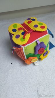 mix hraček - puzzle,zatloukačka,stavebnice,motorická kostka - 6