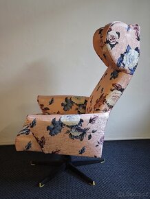 Otočné křeslo vintage - 6