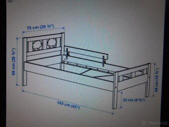 Ikea Kritter dětská postel 1 nebo 2 kusy - dovezu - 6