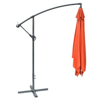 ROJAPLAST Slunečník zahradní boční, 270 x 270 cm, barva terr - 6