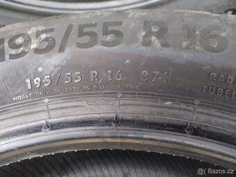 195/55/16 letní pneu CONTINENTAL a BRIDGESTONE 195/55 R16 - 6