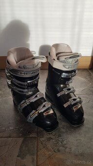 Dámské lyže 154 cm + hůlky 120 cm + lyžařské boty 25 cm - 6