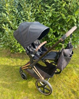 Kočárek Cybex Priam 4.0 - set černá/rosegold - 6