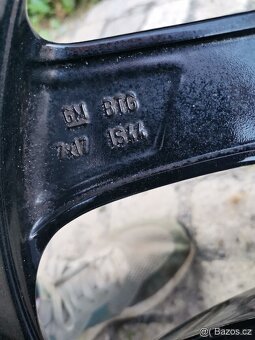 al.disky 4x100 R17 original OPEL - 6