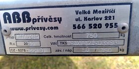 Přívěsný vozík Vapp 750 kg - 6