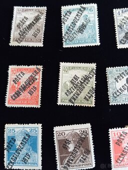 20 ks poštovních známek POŠTA ČESKOSLOVENSKÁ 1919 - 6