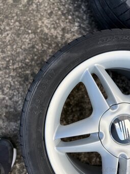 Alu kola Seat Speedline 5x100 R17 – originální včetně pneu - 6