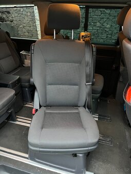 Sedadlo druhé řady vw t5 multivan - 6