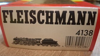 H0 Fleischmann 4138  Lokomotiva BR39 103 DB, or.obal - 6