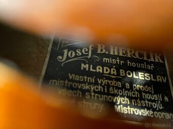 Staré housle Josef B. Herclík 4/4 - 6