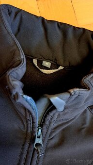 Černá zateplená softshellová bunda Alpine PRO,vel.M - 6