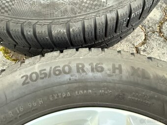 R16 ORIG.ZIMNÍ ALU KOLA 5x112 VW SHARAN 205/60/16 - 6