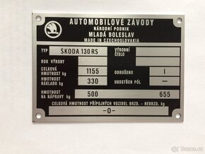 Škoda 110r, Š 110 r, Škoda 130rs, Škoda 120s Rallye - 6
