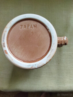 Starý německý keramický půllitr zn. JAPAN - 6