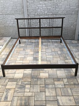 Prodám manželskou postel + Matrace 160cm x 200cm - 6