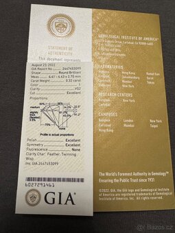 Zásnubní prsten s pravým diamantem 0,32ct - 6