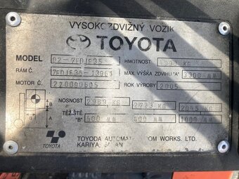 VZV TOYOTA 02-7FDJF35 - 6