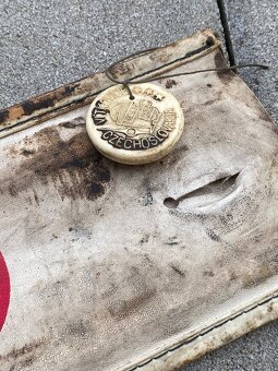 Výstražný trojúhelník retro - 6