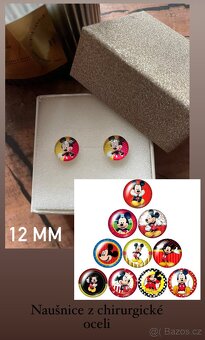 Naušnice z chirurgické oceli 12 mm - 6