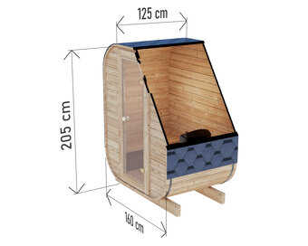 Fínska mini sauna - 6