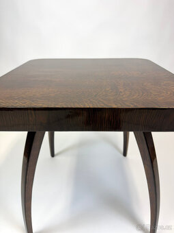 Konferenční stolek Halabala po renovaci - šelak - 6