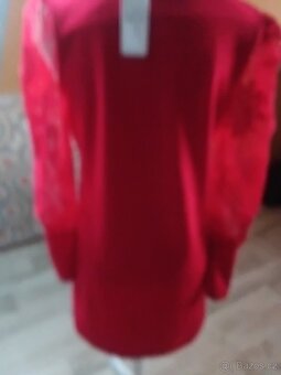 NOVÉ ŠATY ČERVENÉ M MILADY - 6