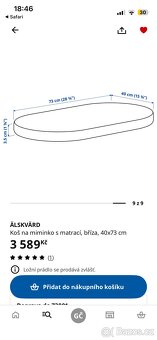 Postýlka, koš pro miminko - 6