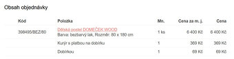 Prodám dětskou postel (domeček) + matrace a chránič - 6