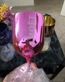 Pink/ ruzove moet skleničky - 6