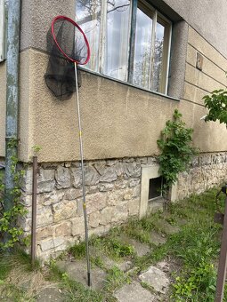 Teleskopický podběrák střědně velký. Síť pogumovaná, hluboká - 6