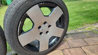 R17 225/45 Letní Alu kola Opel (zánovní pneu) - 6