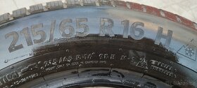 zimní pneumatiky 215 / 65 / R16 2 kusy - 6
