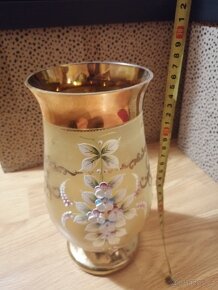 Váza novoborské sklo - 6