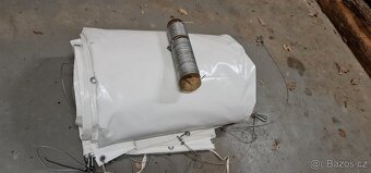 Bílá plachta PVC 650g/m2 se sníženou hořlavostí - 6