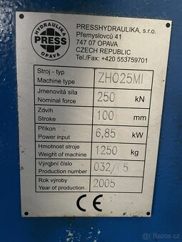 Lis hydraulický ZHO 25 MI - 6