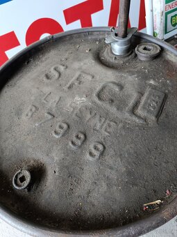 Starý sud 30. Léta, značeny s pumpou, 200l dekorace - 6