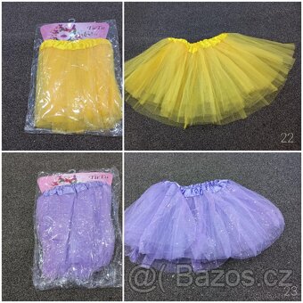 Nové tylové tutu sukně, délka 30 cm, cca 3-6 let - 6