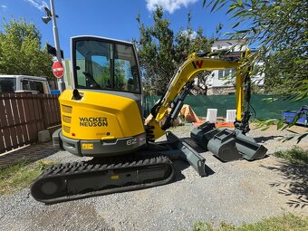 Bagr Wacker Neuson EZ36, 920mth, 2021, 3x lopata - 6