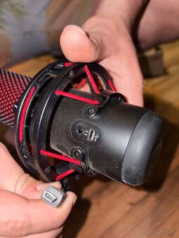 HyperX QuadCast – USB mikrofon s ramenem (super stav) - 6