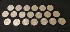 4. Sada 5Kčs - Pětikoruna - 20Ks - Žádná stejná - 6