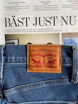 Levi’s Mile High Super Skinny W25 L30 džíny XS Levis Levi - 6