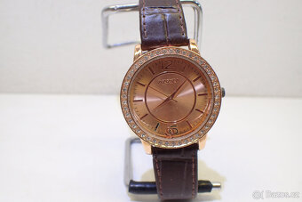 Hodinky Quartz s kamínky  - 6
