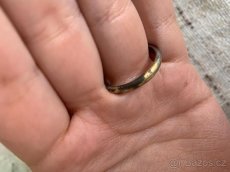 Prsten s ÚMRLČÍ lebkou s věnováním - 6