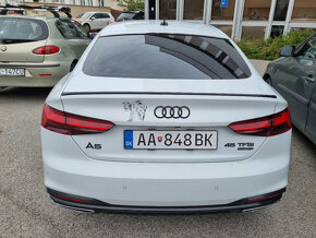 AUDI A5 S5 RS5 B9 spoiler kridlo lipko na kufor - 6