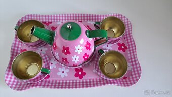 Dětský plechový čajový set - 6