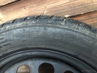 Pneumatiky Superb 205/55 R16 zimní  s disky a opoklice - 6